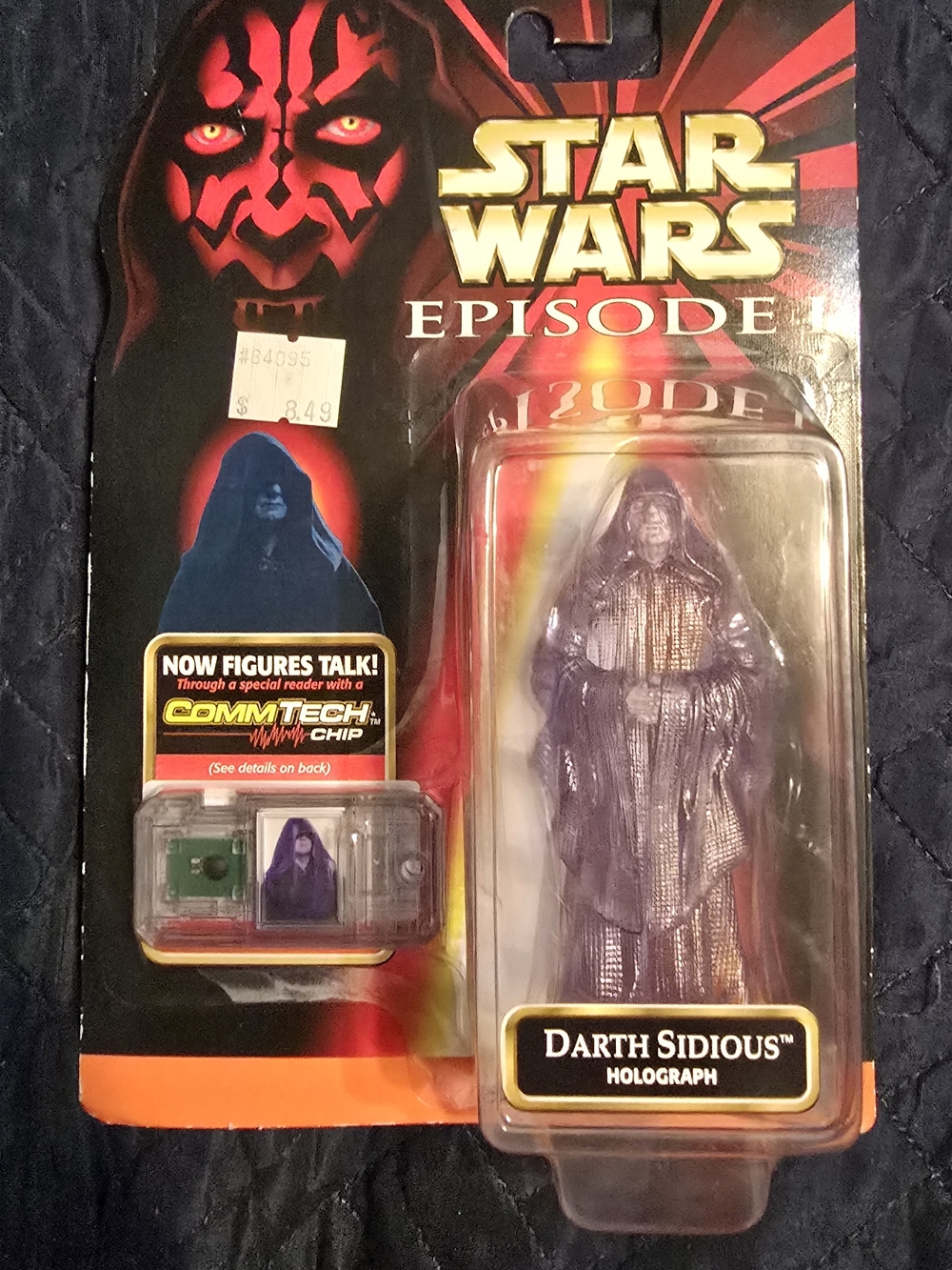 Star Wars Purple Darth Sidious Holograph Figure